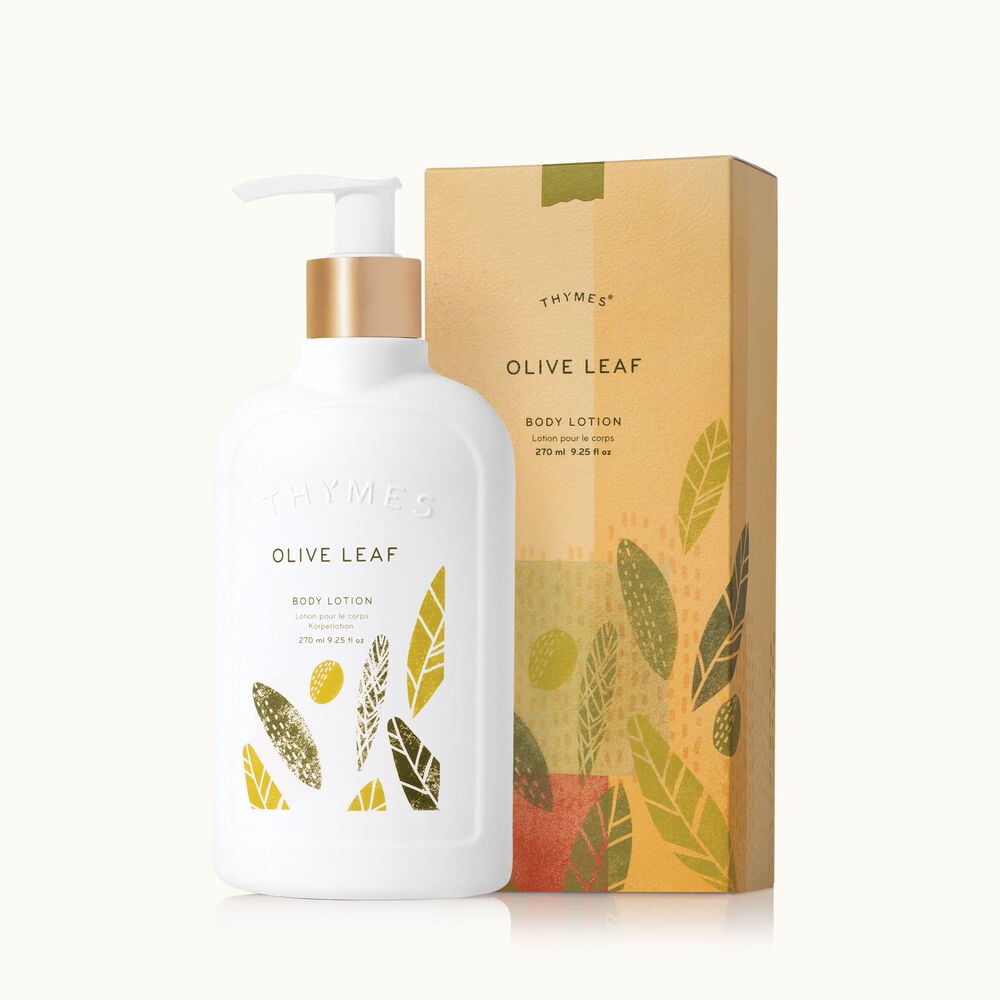 Thymes Olive Leaf Body Lotion for Glowing and Moisturized Skin image number 1